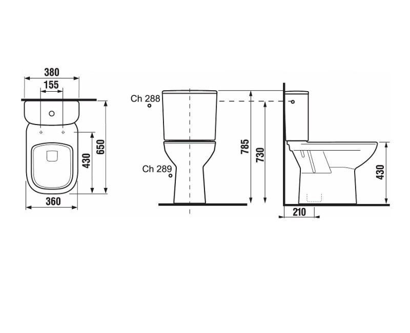 JIKA Deep WC pods, H8266170002811
