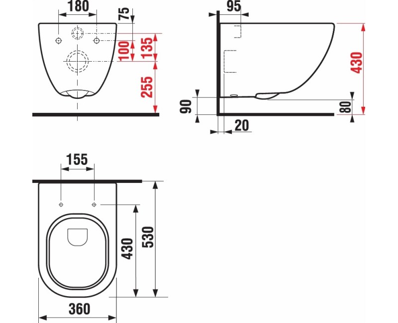 JIKA MIO WC Подвесной унитаз H8207120000001