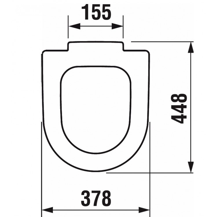 JIKA DEEP WC poda sēdriņķis, bez vāka H8932823000631 JIKA DEEP WC poda sēdriņķis, bez vāka H8932823000631