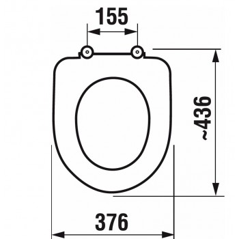 JIKA Lyra Baltic/DEEP WC poda vāks, H8932813000001