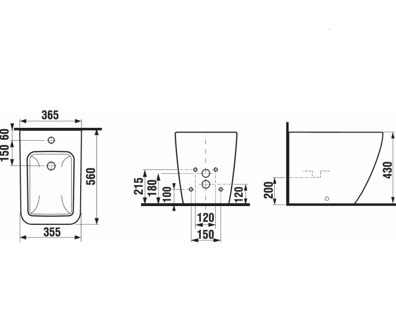JIKA PURE Bidē, H8324230003021