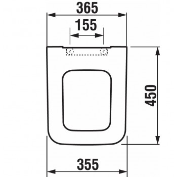 JIKA PURE WC poda vāks, H8934213000631