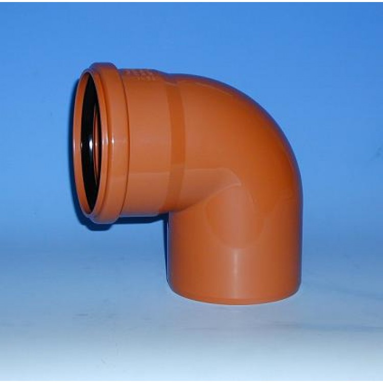 PVC Ārdarbu kanalizācijas līkums DN110 87.5° PVC Ārdarbu kanalizācijas līkums DN110 87.5°