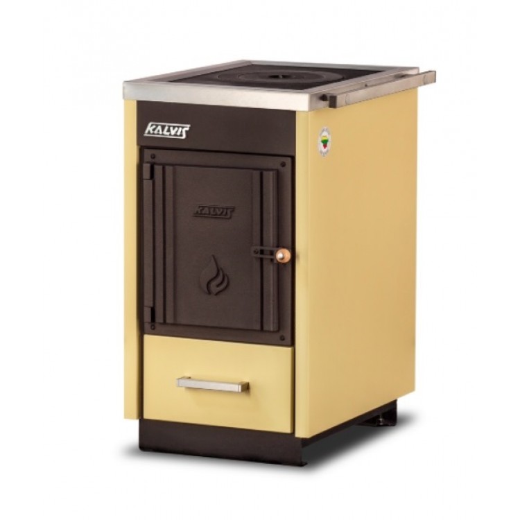 Kalvis Cietā kurināmā apkures katls ar plītsvirsmu K4CM 7kW Kalvis Cietā kurināmā apkures katls ar plītsvirsmu K4CM 7kW