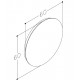 Kame ROUND Spogulis ar LED apgaismojumu 60cm, 22504300 Kame ROUND Spogulis ar LED apgaismojumu 60cm, 22504300
