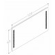 KAME COMO Spogulis ar integrēto apgaismojumu 120cm, MITG/120-65 KAME COMO Spogulis ar integrēto apgaismojumu 120cm, MITG/120-65