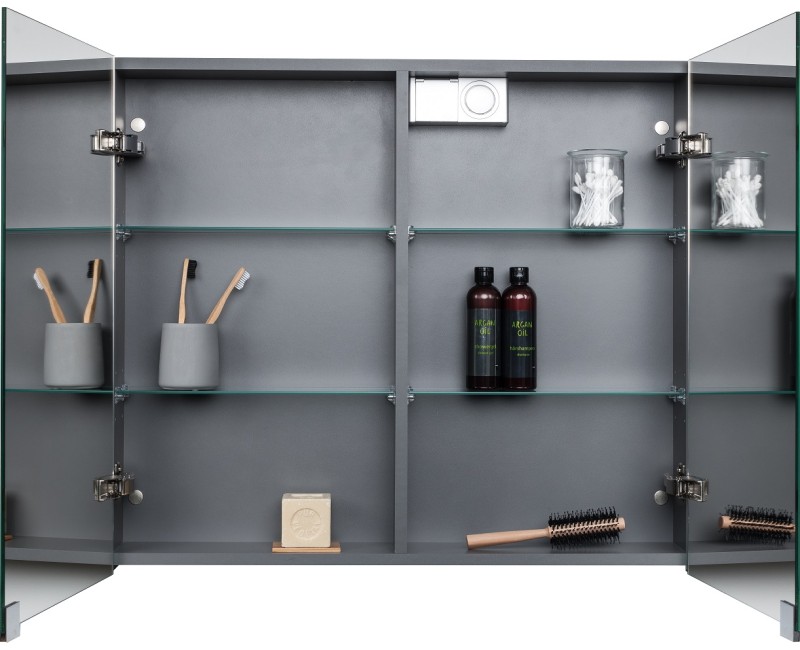 KAME BIG Шкафчик с зеркальными дверцами 120x70cm, MDDML/120-70/P