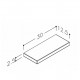 KAME Vannas istabas plaukts 30cm, ASH30/D1 KAME Vannas istabas plaukts 30cm, ASH30/D1
