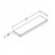 IZP KAME Vannas istabas plaukts 45cm, ASH45/3 IZP KAME Vannas istabas plaukts 45cm, ASH45/3
