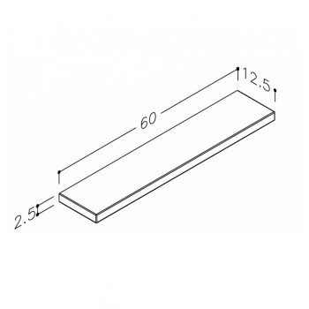 KAME Vannas istabas plaukts 60cm, ASH60/D1