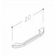 KAME Mēbeļu rokturis 20cm, H7/200CH KAME Mēbeļu rokturis 20cm, H7/200CH