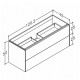 Kame D-LINE Skapītis zem izlietnes 120cm, BU/12-3DR/D2-DL