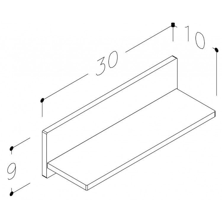 Kame Plaukts 30cm, AC1601-30/H15