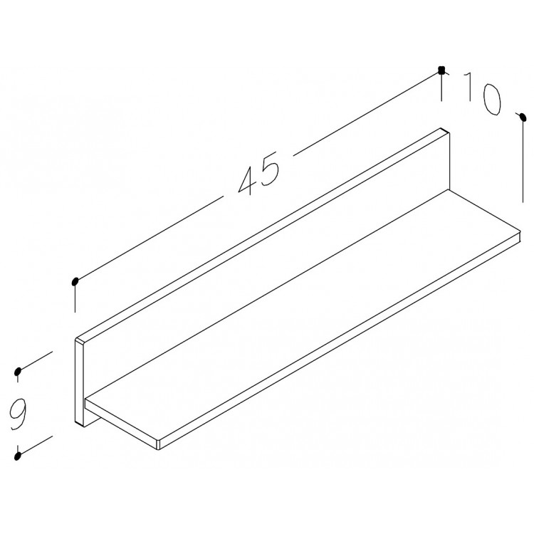 Kame Plaukts 45cm, AC1601-45/H12