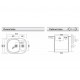 Kromevye Bianca Virtuves izlietne 620x480mm, EC155 Kromevye Bianca Virtuves izlietne 620x480mm, EC155