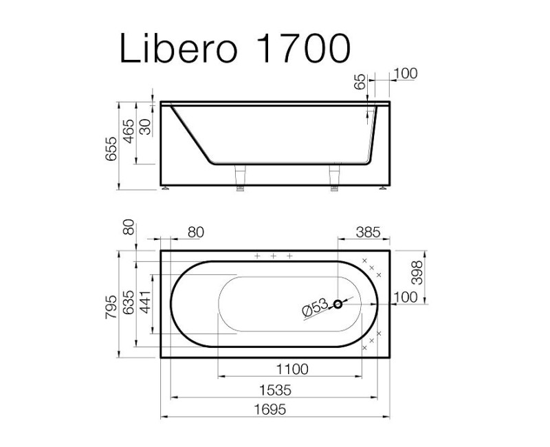 Vispool Vanna LIBERO 170x80