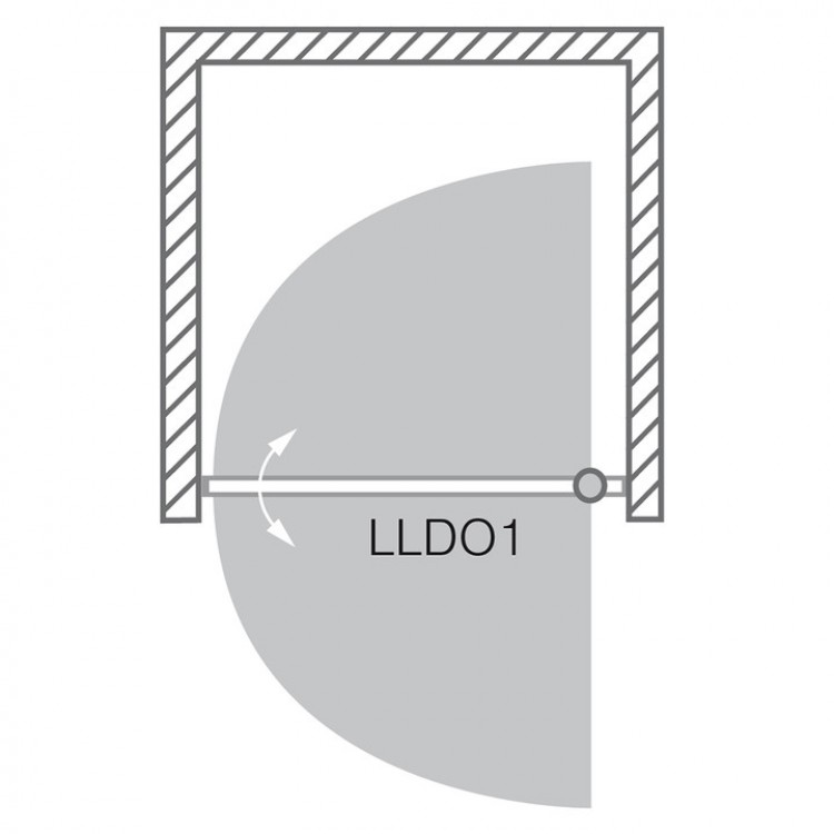 Roltechnik Душевые двери LLDO1 700mm