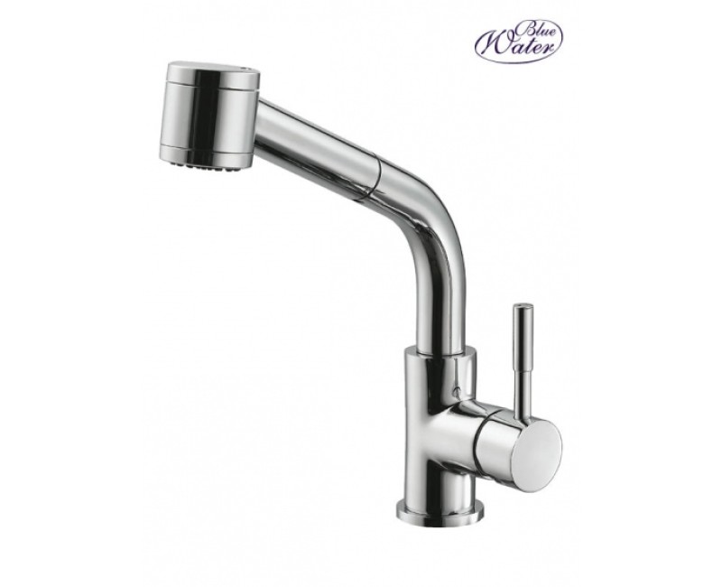 BLUE WATER LAURA Virtuves jaucējkrāns, hroms