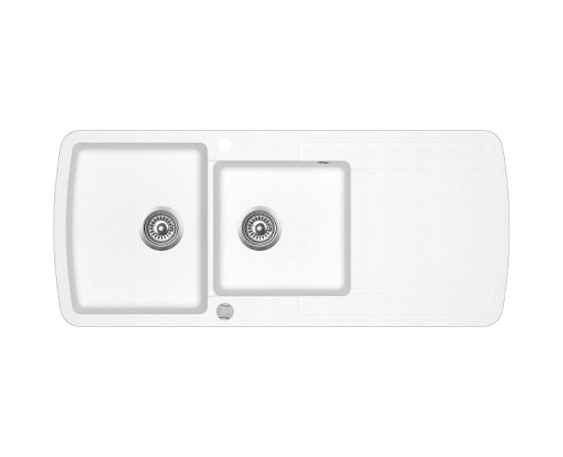 Aquasanita LIRA Virtuves izlietne 1160x500 mm SQL201AW-710