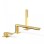 LOFT colors TRES 3-daļīgs vannas jaucējkrāns 20016201OR