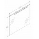 Kame GARDA Spogulis ar LED apgaismojumu 100x80cm, M21/100-80 Kame GARDA Spogulis ar LED apgaismojumu 100x80cm, M21/100-80