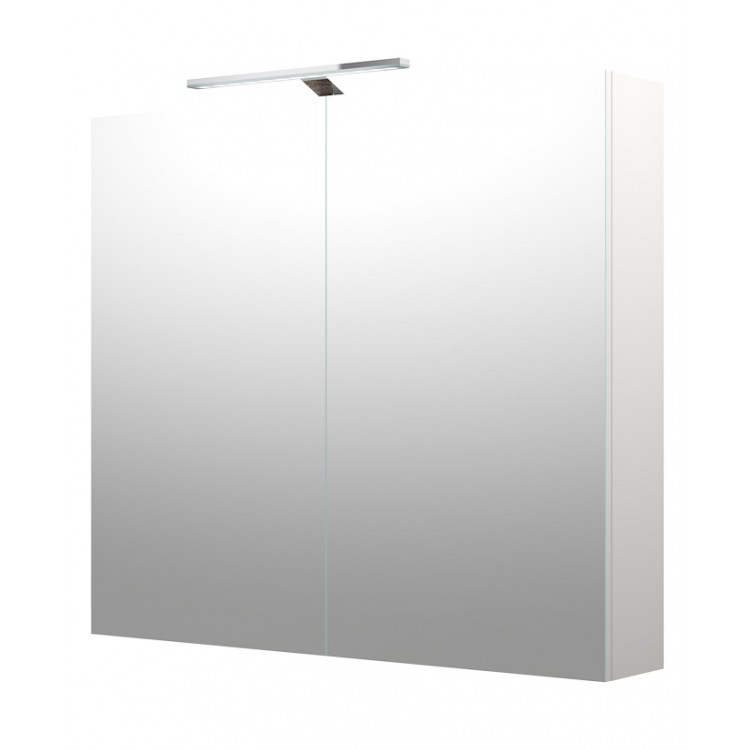 RB MILANO Vannas istabas spoguļskapītis, LED, 80 cm 1902512 RB MILANO Vannas istabas spoguļskapītis, LED, 80 cm 1902512