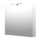 RB MILANO Vannas istabas spoguļskapītis, LED, 80 cm 1902512 RB MILANO Vannas istabas spoguļskapītis, LED, 80 cm 1902512