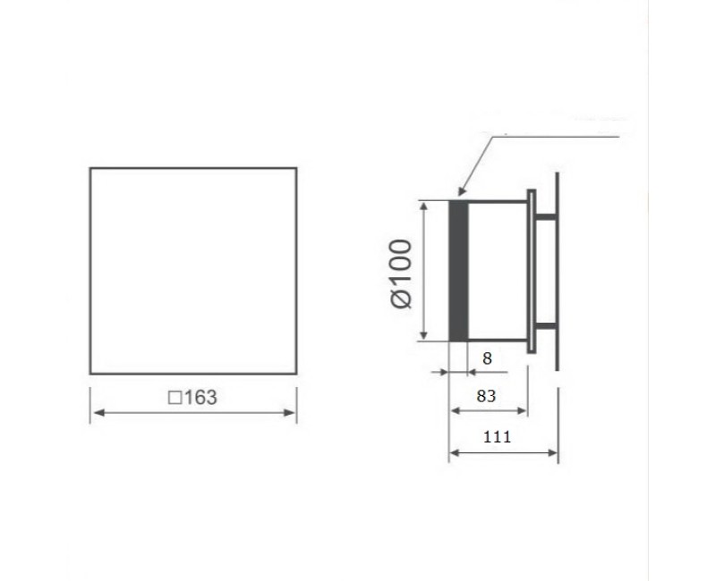MMotors JSC Вентилятор MMP D100, для плитки