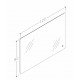 Kame GRACE Spogulis ar LED apgaismojumu 120x80cm, MRL/120-80 Kame GRACE Spogulis ar LED apgaismojumu 120x80cm, MRL/120-80
