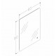 Kame GRACE Зеркало 60x80см, MRL/60-80 Kame GRACE Зеркало 60x80см, MRL/60-80