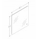 Kame GRACE Spogulis ar LED apgaismojumu 80x80cm, MRL/80-80 Kame GRACE Spogulis ar LED apgaismojumu 80x80cm, MRL/80-80
