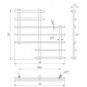 Mario Полотенцесушитель Sonnet 720x730/600мм Mario Полотенцесушитель Sonnet 720x730/600мм
