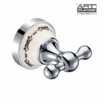 Art Platino NIKOLAS Крючок двойной, хром NIK-57002