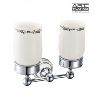 Art Platino NIKOLAS Двойной стакан, хром NIK-57052