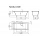 Vispool Прямоугольная ванна NORDICA 160x75 Vispool Прямоугольная ванна NORDICA 160x75