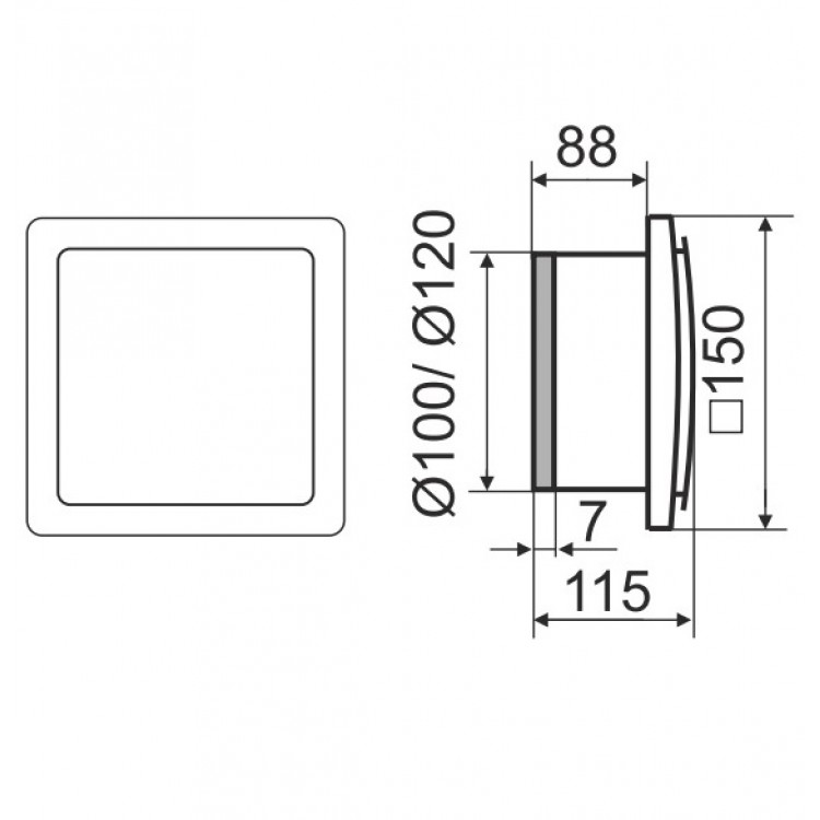 MMotors JSC Sadzīves ventilators OK 100v 01 D100, balts MMotors JSC Sadzīves ventilators OK 100v 01 D100, balts