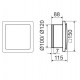 MMotors JSC Sadzīves ventilators OK 100v 01 D100, balts MMotors JSC Sadzīves ventilators OK 100v 01 D100, balts