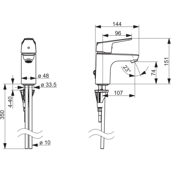 ORAS VEGA Смеситель для умывальника 1810G