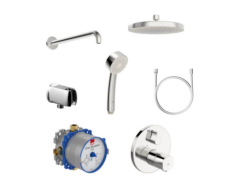ORAS BLUEBOX Термостатическая система для душа, 2090