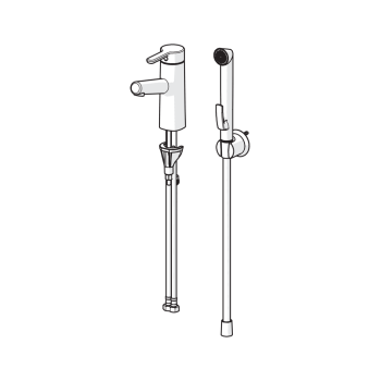 ORAS INSPERA Izlietnes jaucējkrāns ar bidettu 3012F