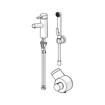 ORAS INSPERA Izlietnes jaucējkrāns ar bidettu 3V 3013F