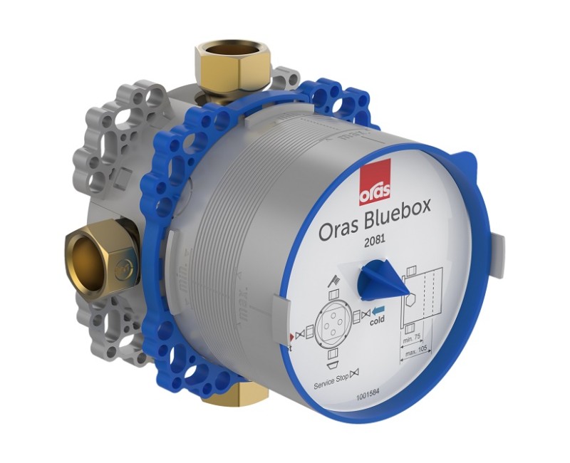 ORAS Bluebox Zemapmetuma dušas jaucējkrāna korpuss, G 3/4, 2081