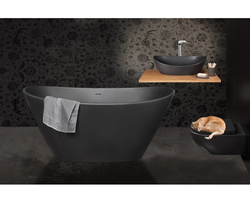 PAA Izlietne AMORE GRAPHITE 600x370mm, IAMS/01