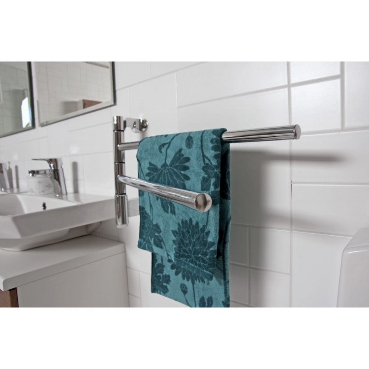 PAX Flex I 2/550 Momento II Elektriskais dvieļu žāvētājs 20W, melns PAX Flex I 2/550 Momento II Elektriskais dvieļu žāvētājs 20W, melns