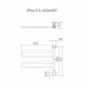 PAX Flex U 2/650 Elektriskais dvieļu žāvētājs 43W, hroms PAX Flex U 2/650 Elektriskais dvieļu žāvētājs 43W, hroms