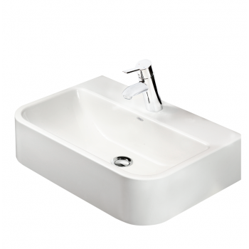Раковина PAA Samba Каменная масса 550х375мм, Белый