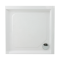 Dušas paliktnis Paa CLASSIC KV80 Akmens masas 80x80cm, ar paneli Balts