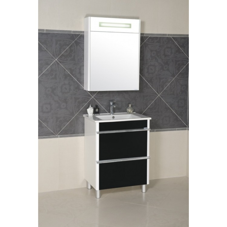 Akvarodos PARIS Vannas istabas spoguļskapītis 65 cm, Paris65 Akvarodos PARIS Vannas istabas spoguļskapītis 65 cm, Paris65