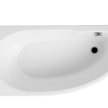 Polimat Угловая ванна MIKI 140x70 cm, 00372/362