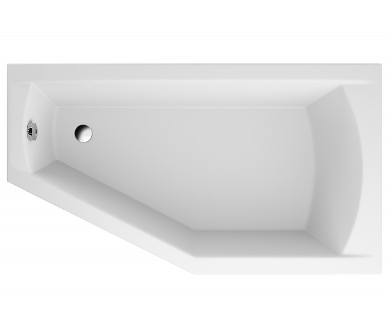 Polimat Угловая ванна SELENA 160x90 cm, 00953/00951